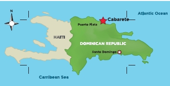 map cabarete